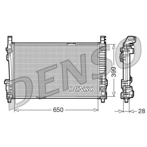 Chladič motora DENSO DRM17013