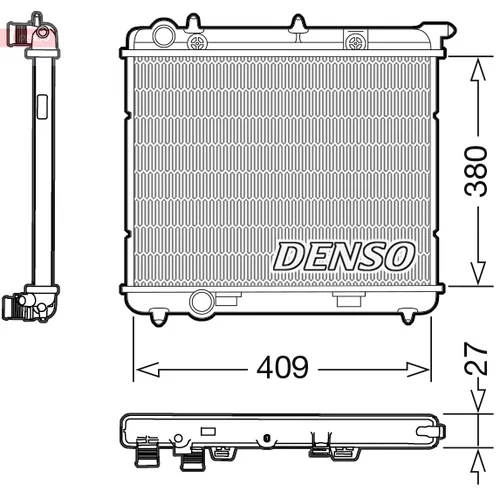 Chladič motora DENSO DRM21024