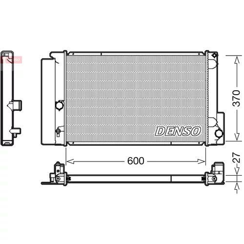 Chladič motora DRM50087 /DENSO/