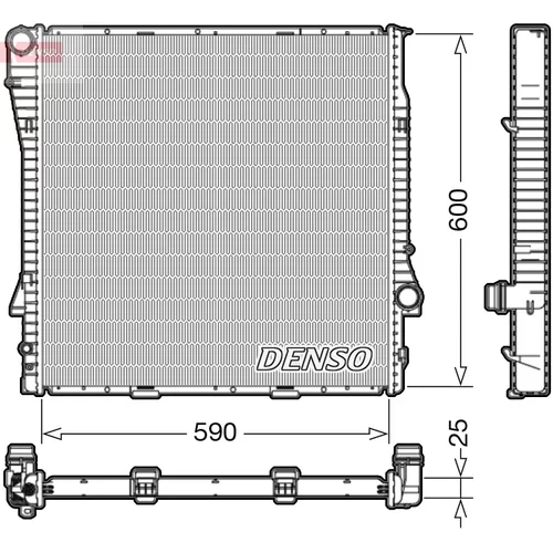 Chladič motora DENSO DRM05113