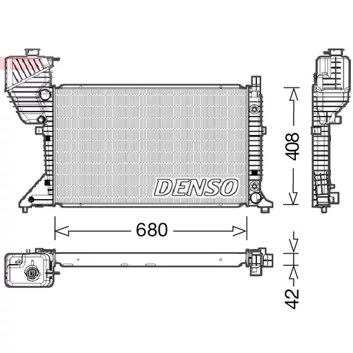 Chladič motora DENSO DRM17019