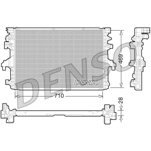 Chladič motora DENSO DRM32038