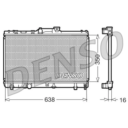 Chladič motora DENSO DRM50013