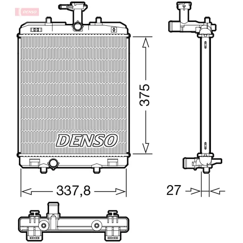 Chladič motora DENSO DRM50134