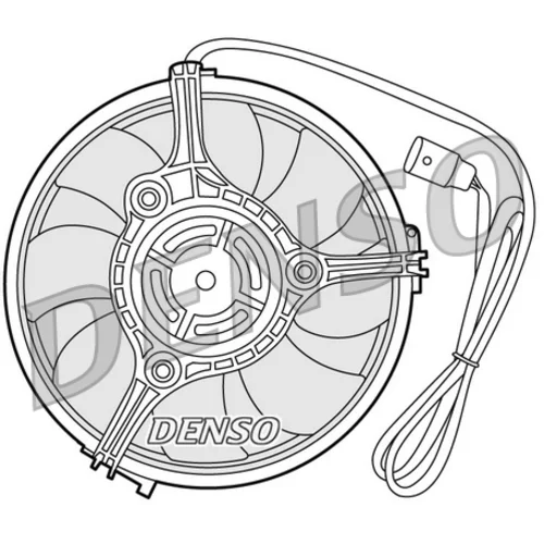 Ventilátor chladenia motora DENSO DER02001