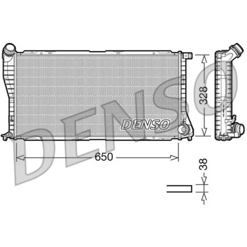 Chladič motora DENSO DRM05002