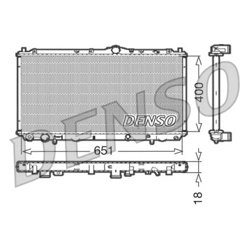 Chladič motora DENSO DRM33061