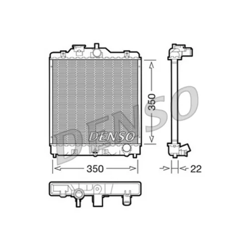 Chladič motora DENSO DRM40003