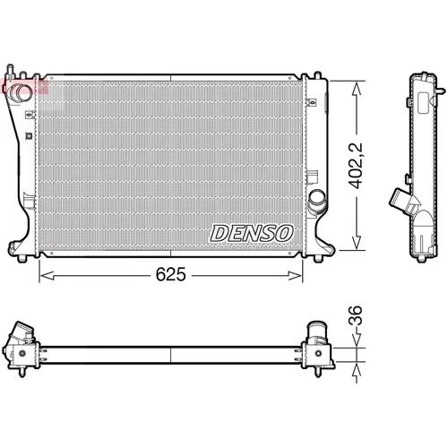 Chladič motora DENSO DRM50132