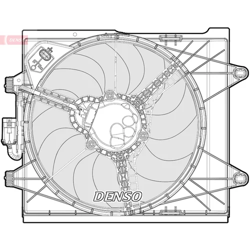 Ventilátor chladenia motora DER09096 /DENSO/