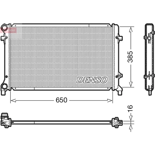 Chladič motora DENSO DRM02014