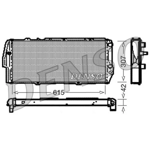 Chladič motora DENSO DRM02040