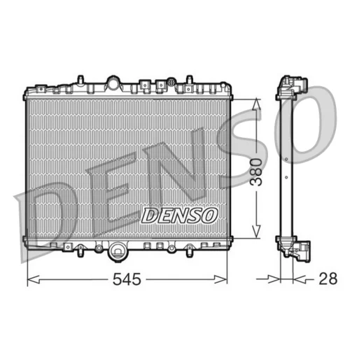 Chladič motora DENSO DRM07056