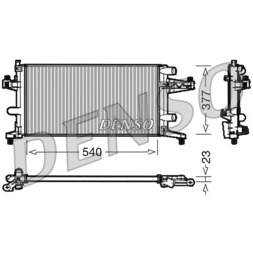 Chladič motora DENSO DRM20040