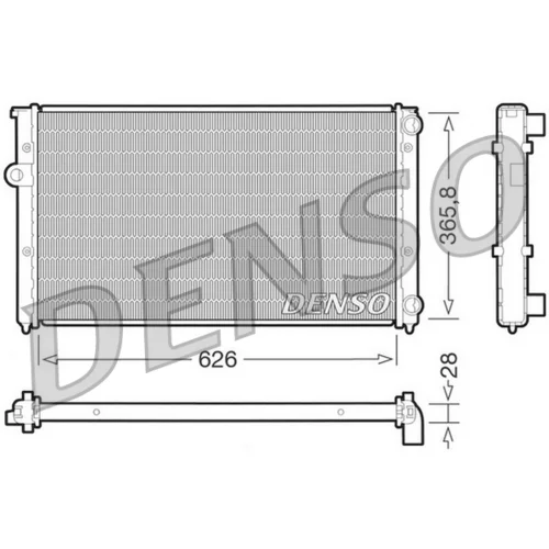 Chladič motora DENSO DRM32027