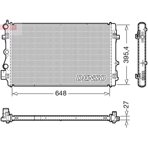 Chladič motora DRM32051 /DENSO/