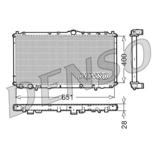 Chladič motora DENSO DRM33060