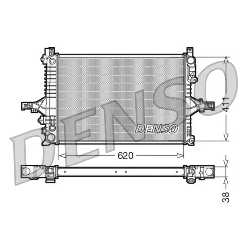 Chladič motora DRM33066 /DENSO/