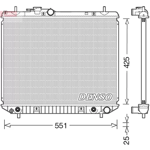 Chladič motora DENSO DRM35005