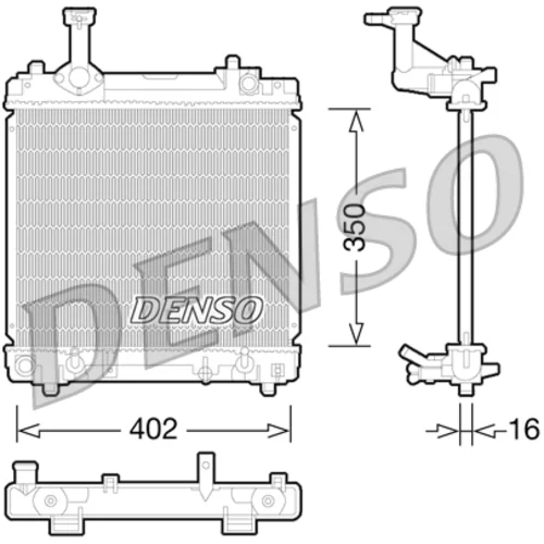 Chladič motora DENSO DRM47027