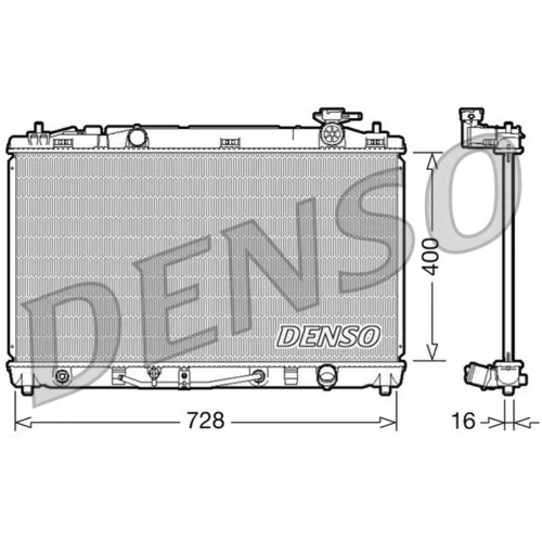 Chladič motora DENSO DRM50042