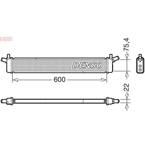 Chladič motora DENSO DRM50136