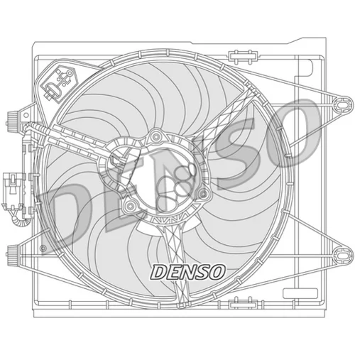 Ventilátor chladenia motora DENSO DER09051