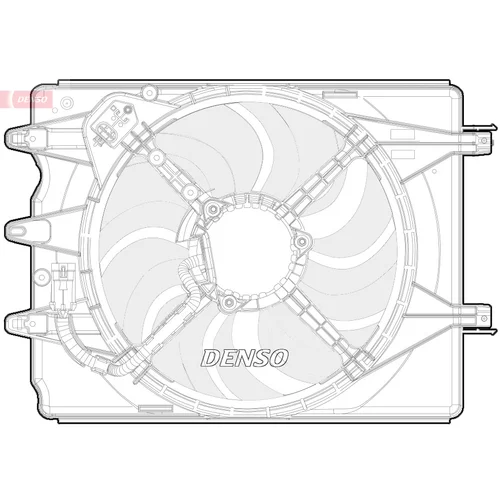 Ventilátor chladenia motora DENSO DER09068