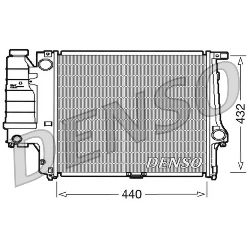 Chladič motora DENSO DRM05037