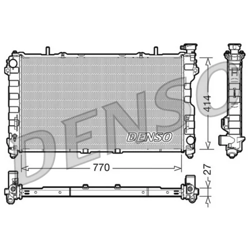 Chladič motora DENSO DRM06011