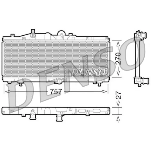 Chladič motora DENSO DRM09011