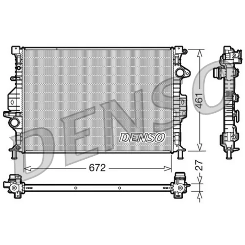 Chladič motora DENSO DRM10069