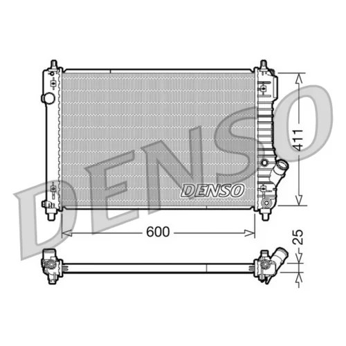 Chladič motora DENSO DRM15004