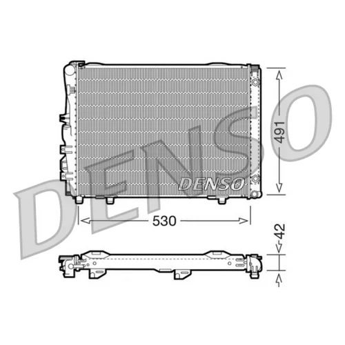 Chladič motora DENSO DRM17030