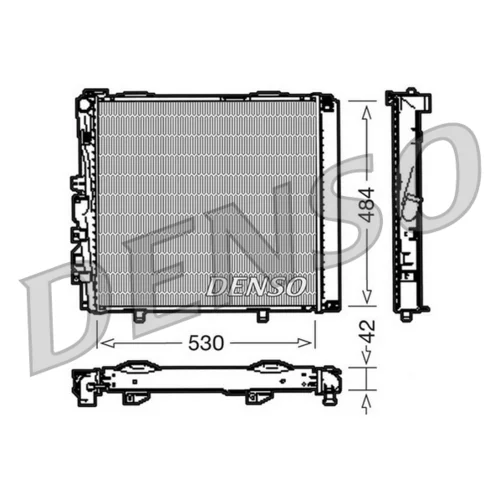 Chladič motora DENSO DRM17040