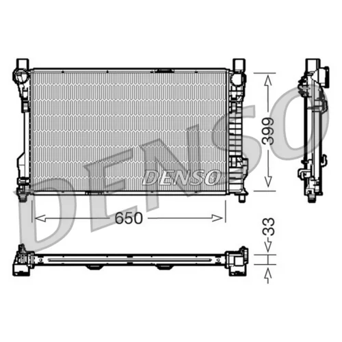 Chladič motora DENSO DRM17082