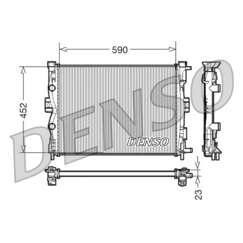 Chladič motora DENSO DRM23055