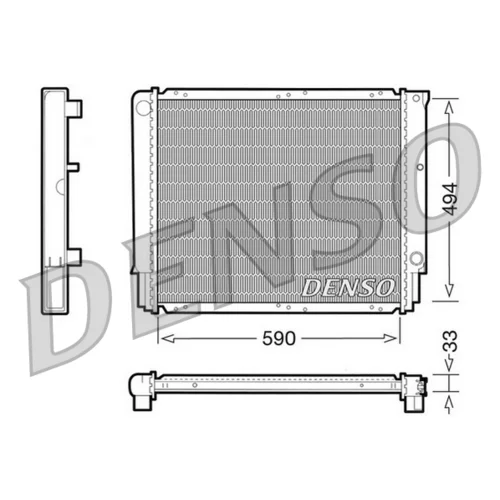 Chladič motora DENSO DRM33050