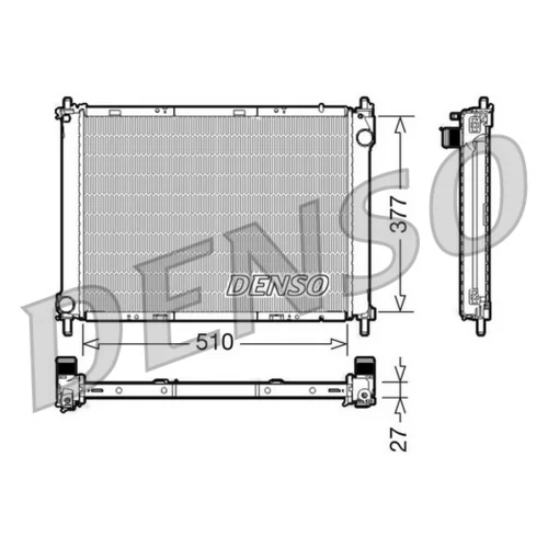 Chladič motora DENSO DRM46022