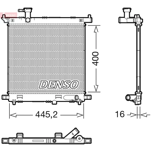 Chladič motora DENSO DRM46066