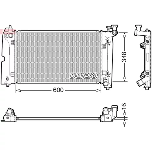 Chladič motora DENSO DRM50111