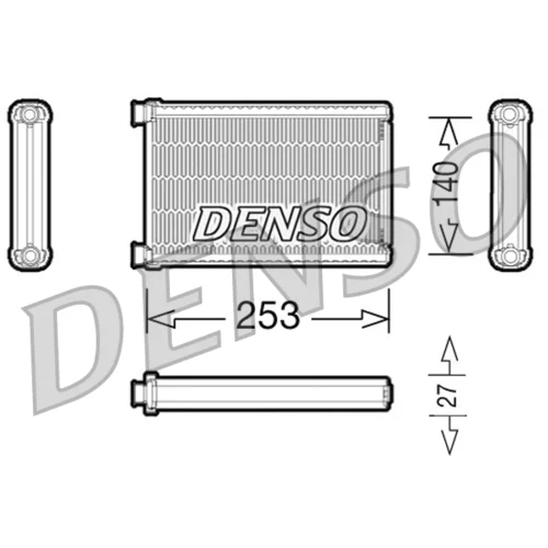 Výmenník tepla vnútorného kúrenia DRR05005 /DENSO/