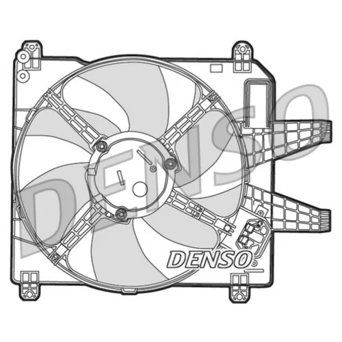 Ventilátor chladenia motora DENSO DER09004