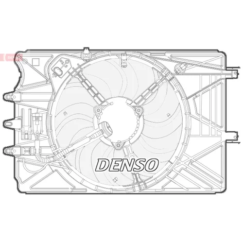 Ventilátor chladenia motora DENSO DER09070