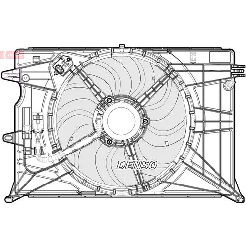 Ventilátor chladenia motora DENSO DER09073