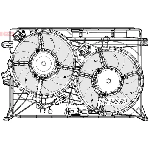 Ventilátor chladenia motora DER09075 /DENSO/