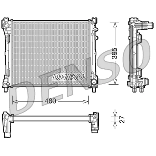 Chladič motora DENSO DRM13014