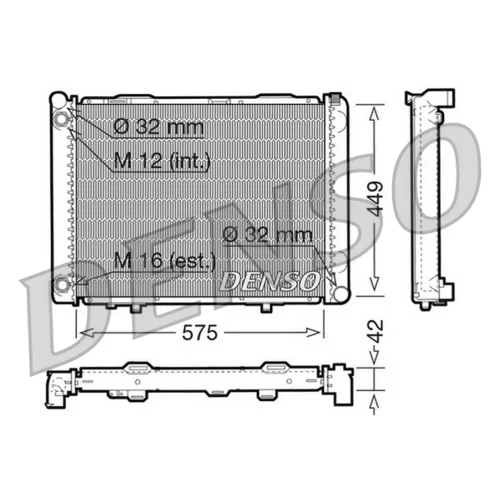 Chladič motora DENSO DRM17069