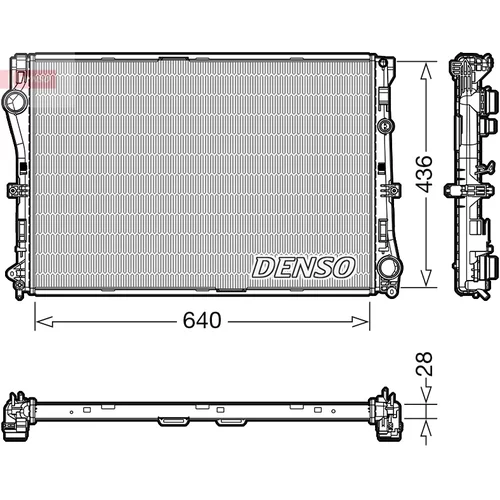 Chladič motora DENSO DRM17103