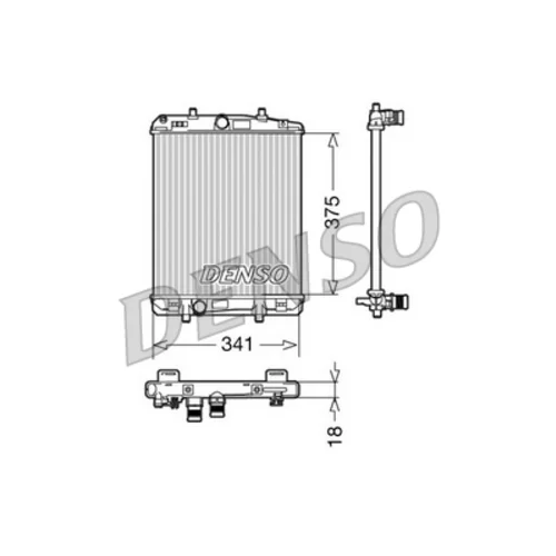 Chladič motora DENSO DRM21601